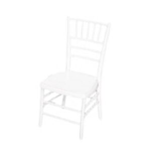 CHILD'S WHITE BABY BEAR CHIAVARI CHAIR