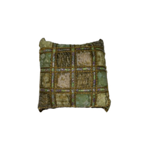 Moss Green Sequined Pillow