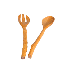 Root Wood Serving Fork (15")