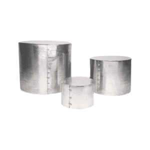 BRUSHED SILVER RISER COLLECTION