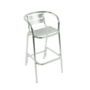 +ALUMINUM BARSTOOL