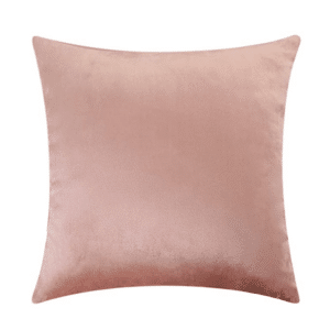 +BLUSH VELVET PILLOW 18 X 18