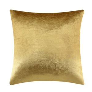 +GOLD VELVET PILLOW 18 X 18