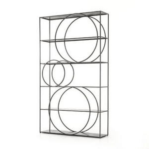 +GUNMETAL DELILAH BOOKCASE