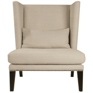 +JUTE/BURLAP MERCER CLUB CHAIR