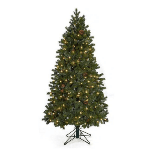 +LIGHTED SPRUCE TREE