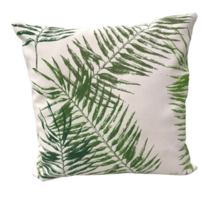 +TROPICAL LEAVES PILLOW 18 X 18
