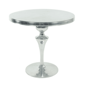 +ART MODERN SILVER CAFE TABLE