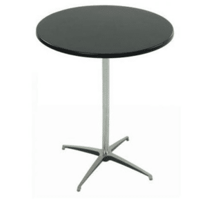 +BLACK 36 ROUND PEDESTAL TABLE