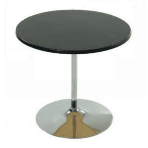 +BLACK 42 ROUND PEDESTAL TABLE