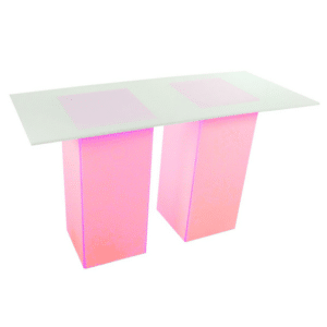 +PEDESTAL HIGHBOY TABLE 6'