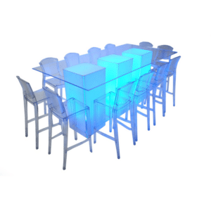 +ROYAL PEDESTAL HIGHBOY TABLE 8'