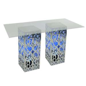 +TRELLIS FROSTED COMMUNAL TABLE