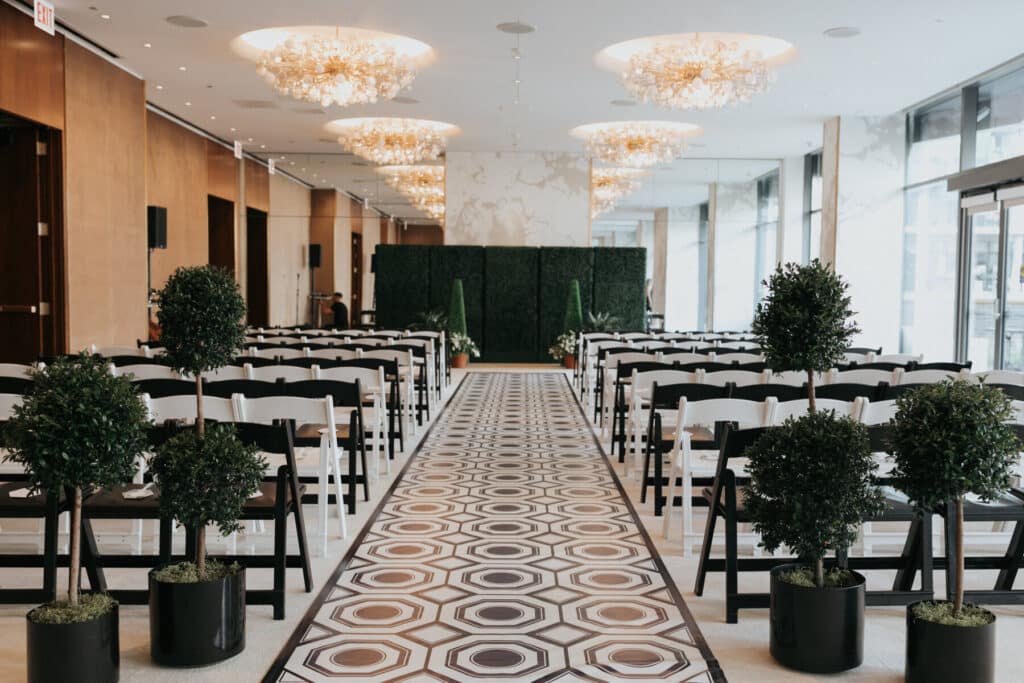 Carats & Cake Feature, A Garden Wedding for Taylor and Patrick, Viceroy Chicago Wedding Reception