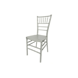 RESIN SILVER CHIAVARI CHAIR