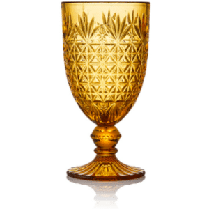 AMBER VIENNA GOBLET