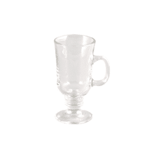 GLASS PEDESTAL MUG