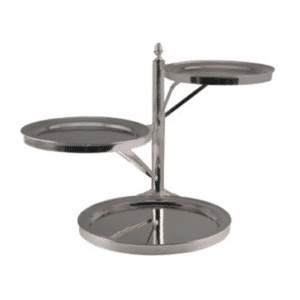 3-TIER CONTEMPORARY ROUND SPIRAL COMPOTIER
