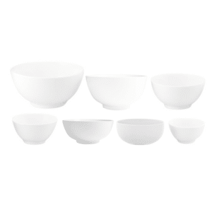 WHITE PORCELAIN BOWL COLLECTION
