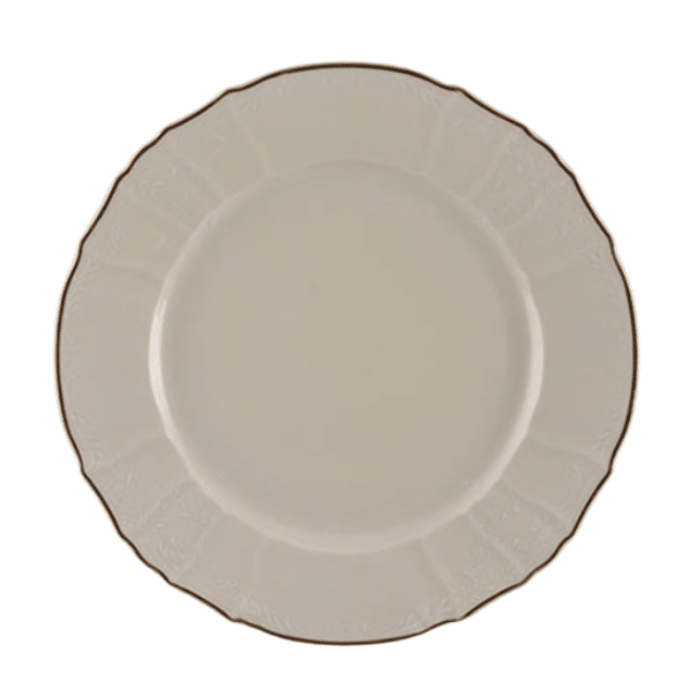 Antique ivory dinnerware used for this holiday event design
