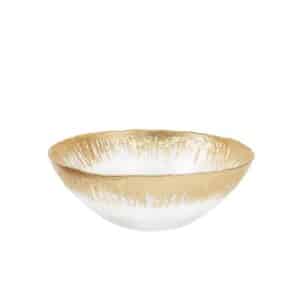 Gold Icicles Bowl (6.75", 20 Oz)