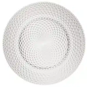 Antoinette Clear Glass Charger (13")