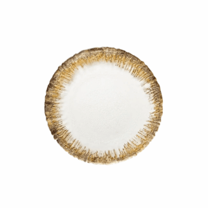 Gold Icicles Salad Plate (8.75")