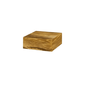 Wooden Crate - Short (6.3" X 6.3" X 2.5")