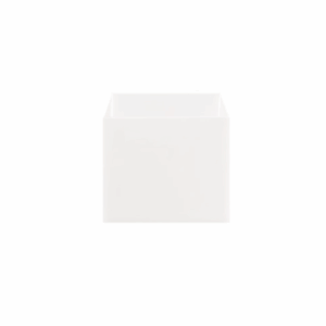 White Lucite Box (12" X 12" X 12")