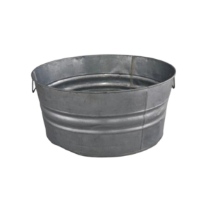 GALVANIZED METAL TUB
