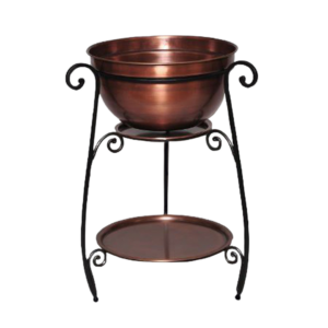 RUSTIC COPPER ROUND TUB