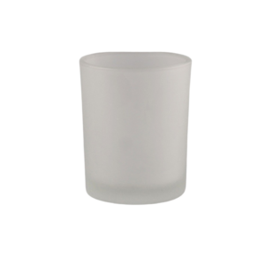 White Frosted Votive Holder