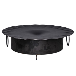 BURNISHED STEEL ROUND RISER COLLECTION