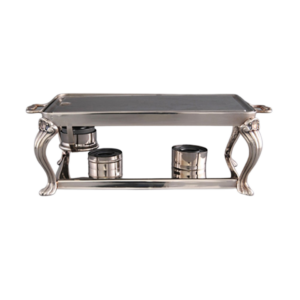 SILVER ORNATE GRIDDLE