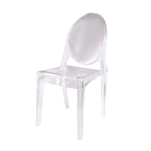 CLEAR MIRAGE GHOST CHAIR - ARMLESS