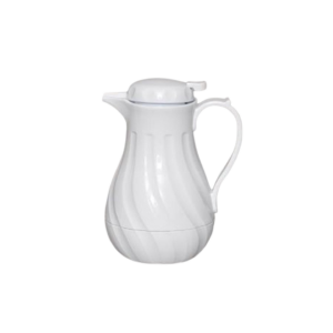 White Swirl Thermal Coffee Pourer (42 Oz)