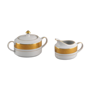 Magnificence Gold Sugar & Creamer Set
