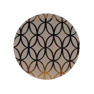 Gold Ovals Plate (7.5")