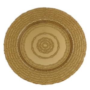 ROPED GOLD CHARGER