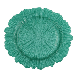 SEA SPONGE TURQUOISE CHARGER