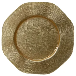 GOLD OCTAGONAL CHARGER