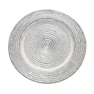 SILVER SPARKLE CHARGER