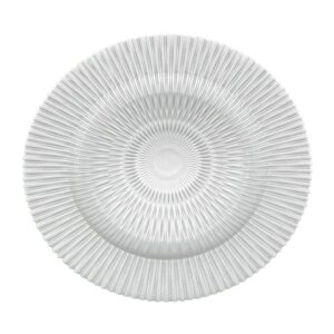 PEARL BLOWN SAND CHARGER