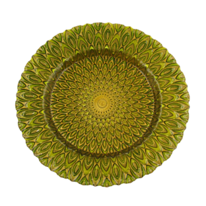 PEACOCK CITRON / GOLD CHARGER