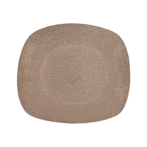 Champagne Glitter Square Plate (10.25")