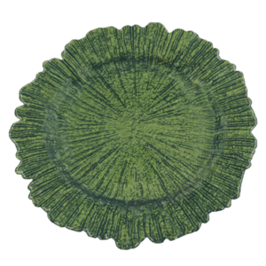 SEA SPONGE DARK GREEN CHARGER