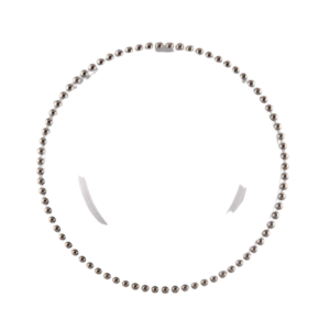 SILVER BEADED CHARGER