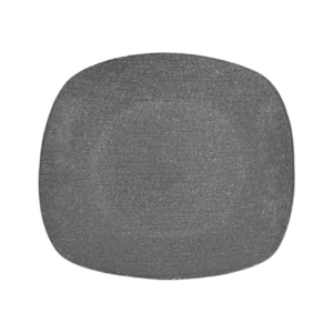 Onyx Glitter Square Plate (10.25")