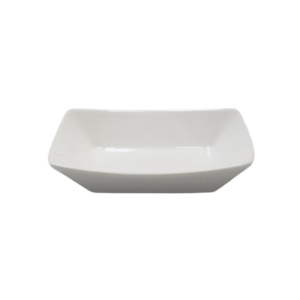 White Porcelain Small Boat (5.5" X 3.75", 4 Oz)