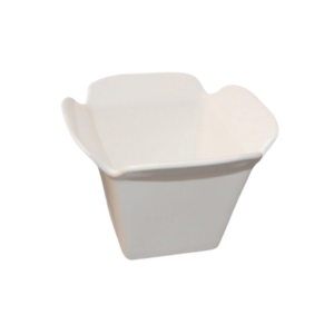 White Porcelain Chinese Take Out (4" X 4" x 3", 5.5 Oz)